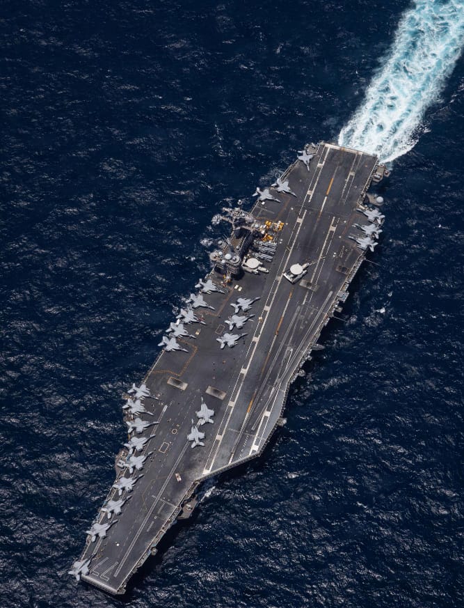 USS Nimitz Ship Handling Operation